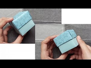 Easy Origami Masu Box & Lid Tutorial - DIY