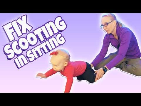 Scooting in Sitting Instead of Crawling? Fix the Leg Tuck 👶🏻 | Pediatric PT with Eli & Ellia #27