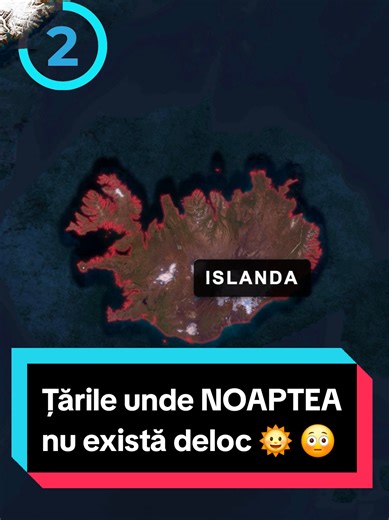 Țările unde noaptea nu există deloc