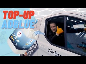 How to pour AdBlue liquid on the Ford Transit Van.