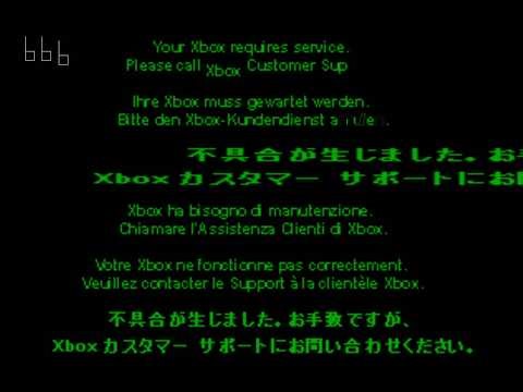 Rare XBOX Original Death Screen (Fatal Error)