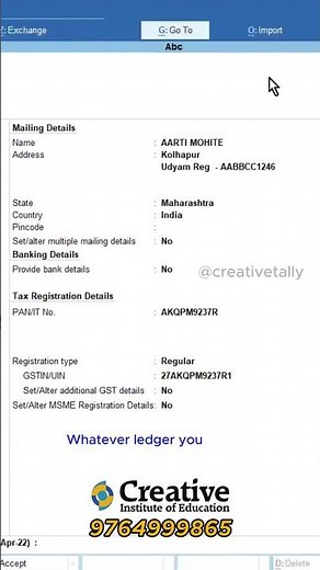 How To Add Transporters Name In Tally | Tally In One Minute