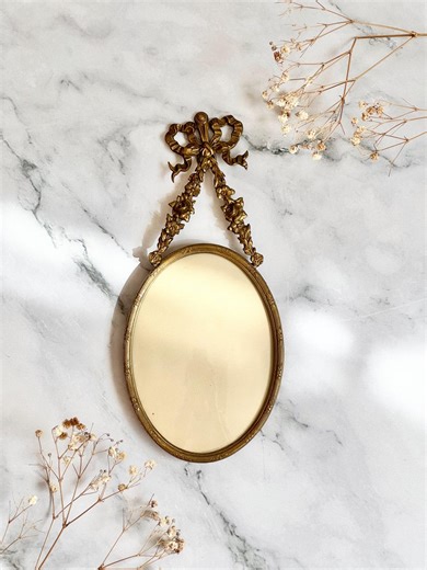 Antique French Louis XVI Gilt Frame 1900–1920 Neoclassical Ribbon Garland Wall Frame for Photo or Mirror - Etsy