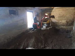Interior Excavation with Kubota U10 & Minidumper Wacker Neuson DT08