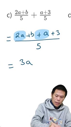 Adding Algebraic Fractions Part 11