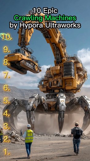 10 Epic crawling construction machines 😲🤯 | Hypora UltraWorks