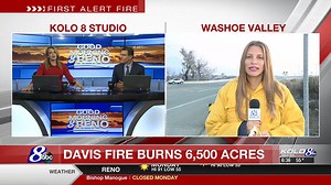 6.9K views · 45 reactions | ***Important*** Our transmitter is currently down, because of the Davis Fire power outages. The roads are closed on Mt. Rose Highway so we are unable to get to it. There is no estimated time of restoration at this time but we will keep you updated. For those who were unable to watch - here is our 6:30 A.M. updates on the fire. You can watch our newscast on www.kolotv.com/livestream/ | KOLO 8 News Now | Facebook