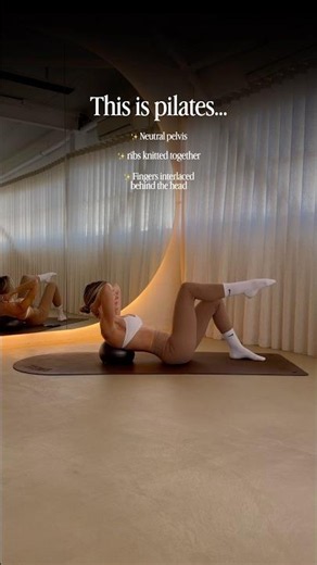 This is what good Pilates feels like 🤍