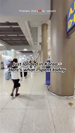 [15 April] I'm back in Korea! So Here's everything I ate today⎟what things actually cost in Korea