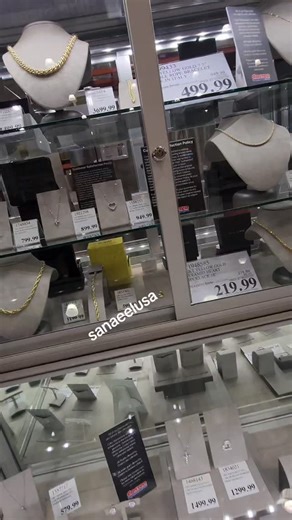Sanae EL on Instagram: "18k gold in Costco #costco #goldjewelry #18kgold"