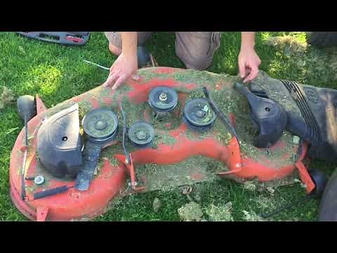 Replacing Belt on Husqvarna Riding Lawn Mower