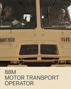 More horsepower to you. Join us as a Motor Transport Operator (88M), where you’ll safely transport cargo and troops, plus provide advanced mobility on all missions. You’ll have every wheeled vehicle at your disposal, and training that can take you anywhere. Message me for more about this MOS. | U.S. Army Recruiting Syracuse