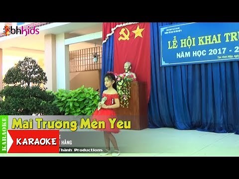 KARAOKE Mái Trường Mến Yêu