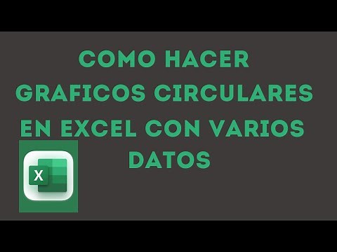 como hacer un grafico circular en excel con varios datos