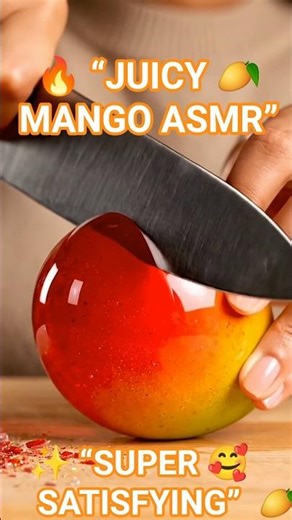 “Super Juicy Mango Eating ASMR 🥭 Extreme Satisfying Sounds | Relaxing & Tingly” #eatingasmr #aivideo
