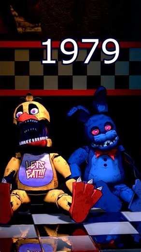 FNAF 2 Withered Bonnie sand Withered Chica Through out the Years #fnaf