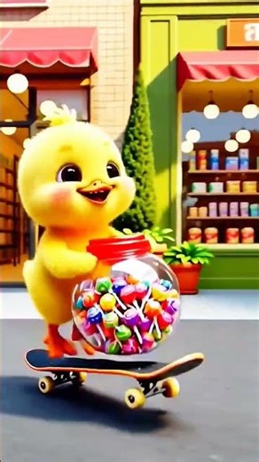 duck🦆 and children #ai #animals #creation