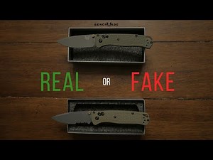 How To Spot A Fake BENCHMADE