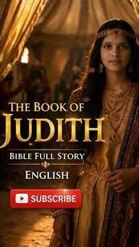 Judith’s Courage 🔥 The Woman Who Saved Her People | Bible Story #shorts