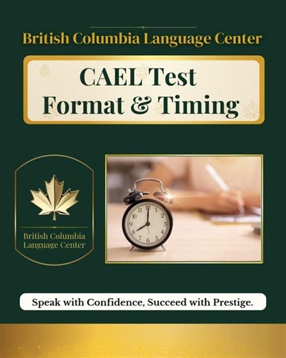📢 Understanding the CAEL Test Format & Timing! ⏳📚