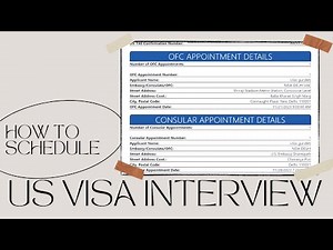 Step-by-Step Guide to Scheduling Your U.S. Visa Interview | DS 160 | US Visa Interview Details