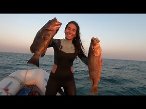 Ep. 285 Margarida spears a big dog snapper - shipwrecks, snorkeling and adventure in Cuba
