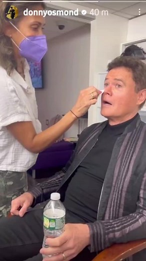Donny Osmond on the TODAY Show Makeup Segment