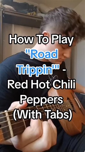 Connor Adams 🎸 on Instagram: "How To Play 'Road Trippin'' By Red Hot Chili Peppers In Under 60-seconds!🎸 . . . #guitarreels #instaguitar #guitarlesson #guitartabs #rhcp"