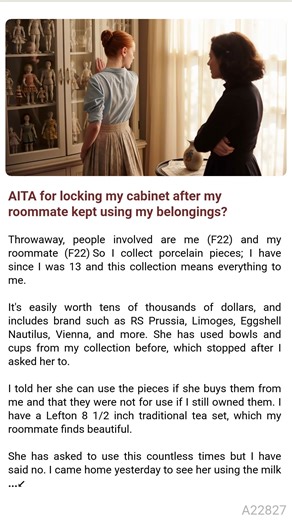 36K views · 51 reactions | AITA for locking    my cabinet  after my  roommate kept using  my belongings? #storytellingtime #storyvibes #storytelling | Raw Confessions | Facebook