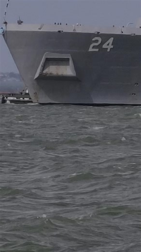 1.4K views · 12 reactions | Norfolk Naval Station, VA USS Arlington (LPD 24), a San Antonio-class amphibious transport dock #liberty #shipping #ship #epic #flyover #boating #rough #shipspotting #lifeatsea #shipspotter #chesapeake #Virginia #ohshit #Close #OMG #huge #badass | Richard LeBel | Facebook