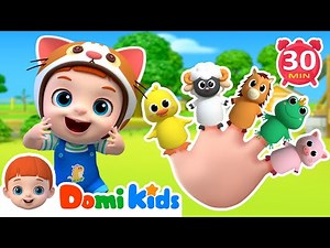 Farm Animal Fun with Domi Kids! 🐄 | Sing & Learn with Farm Songs & Adventures | Kids Nursery Rhymes
