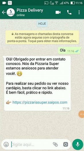 Como vender pelo WhatsApp com o sistema Saipos Bot?