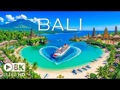 Bali 8K | Stunning Tropical Paradise, Beaches, Rice Terraces, Temples & Luxury Villas