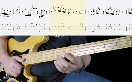 【转载】Marcus Miller-Bruce Lee bass tab 贝斯谱
