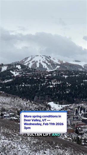 Spring Skiing Conditions in Deer Valley, Utah