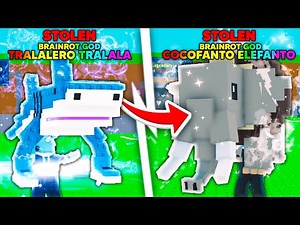 Stealing OP BRAINROT GODS in Roblox Steal a Brainrot!
