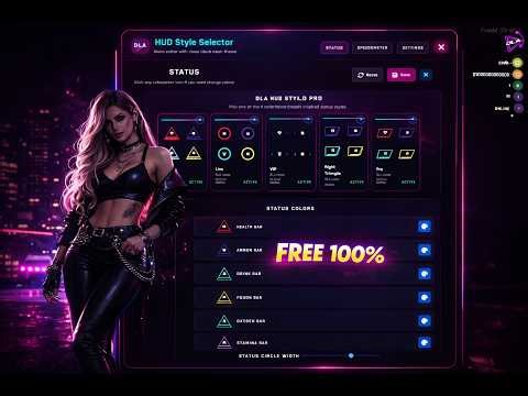 DLA HUD V1 | Free FiveM HUD | ESX QB QBOX