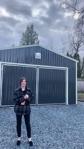 Exploring a TMG Industrial 16x24 Metal Shed in Lingley, BC