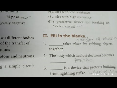 8th std science electricity unit 5 book back answers /english medium/8th science lesson 5 answers
