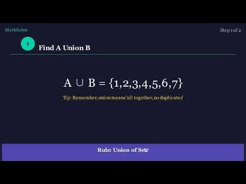 Union & Intersection