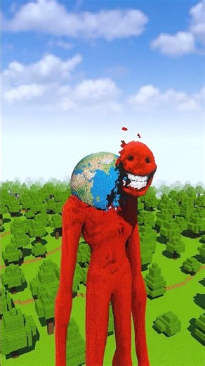 Small to Giant Earth VS Cruelty #minecraft #teardown