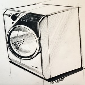 Yo! C77 Sketch: Sketching a Washing Machine with Tools - Core77