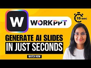 Stop Wasting Hours on Slides! Create Professional PPTs in Seconds with WorkPPT AI ⚡