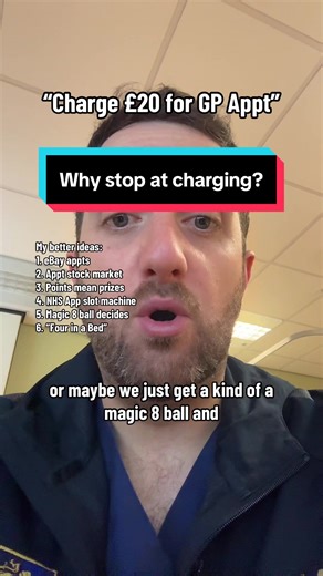 Revenue Ideas for GP Appointments: A Satirical Take