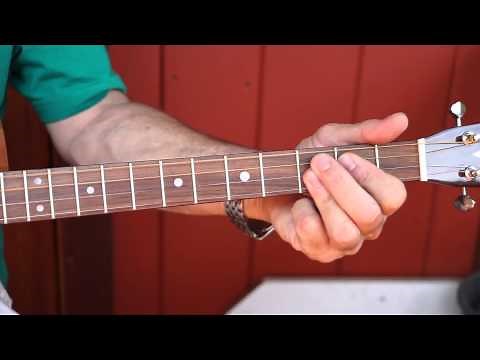 Basic Chord Patterns for Tenor Guitar (tuned CGDA) Key of C and F