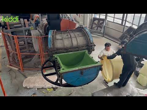 The manufacturing process of plastic tube slide components through the Rotational Molding technique