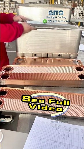 Brazed Plate Production Process for Heat Exchanger
