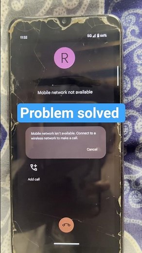 Mobile Network Isn’t Available | connect to a wireless network to Make Calls
