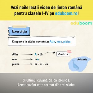 2.4K views · 6.7K reactions | Cu lecțiile video de limba și literatura română pentru clasele I - IV de pe eduboom.ro, copilul tău va învăța cu plăcere! 朗 | eduboom.ro | Facebook