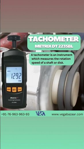 Tachometer Metrix DT 2235BL#industrialtools #vegabazaar #tachometer